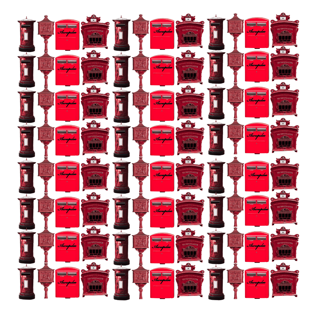 A4007 AWUPDEE WHOLESALE "Youve Got Mail" Letterbox Series 006 Silk Scarf