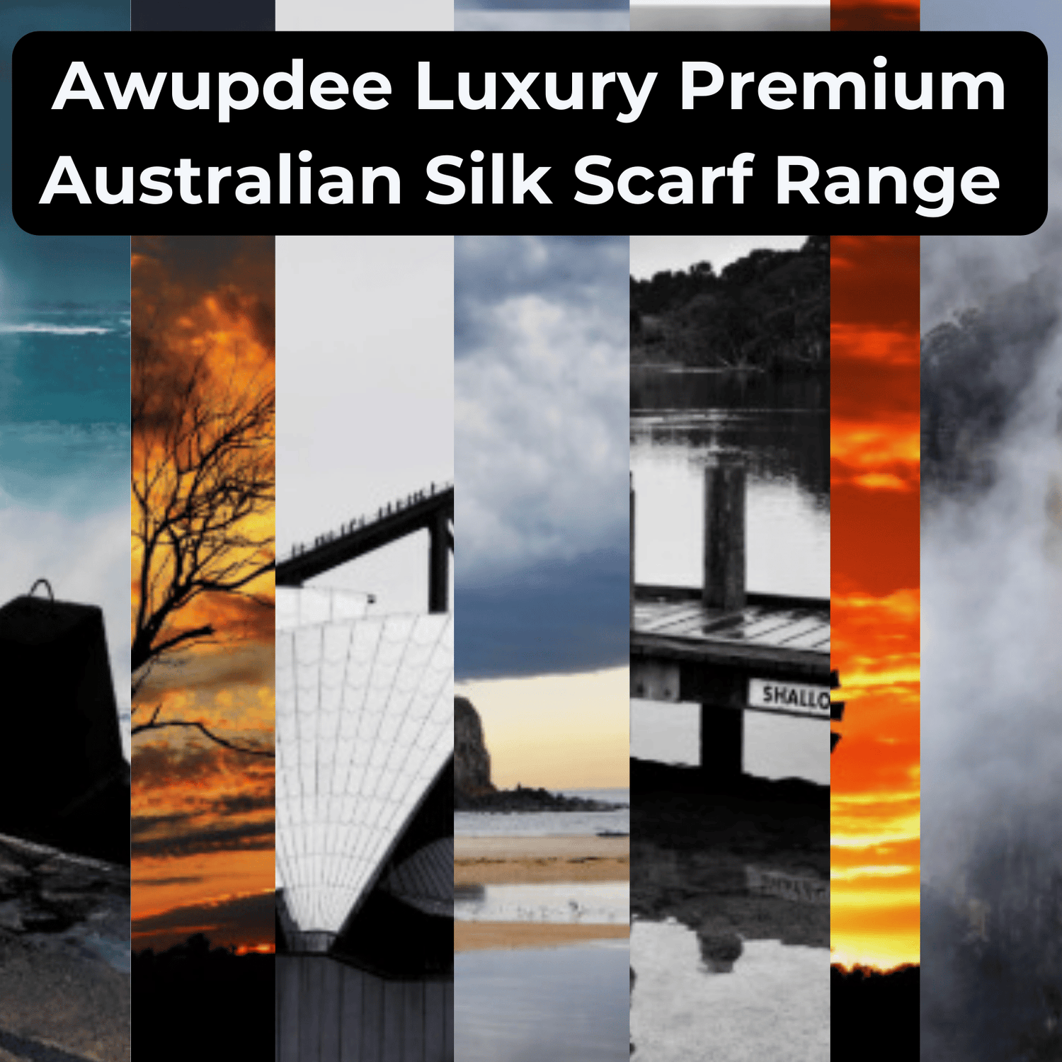 Awupdee Chilby Premium Luxury Silk Scarves