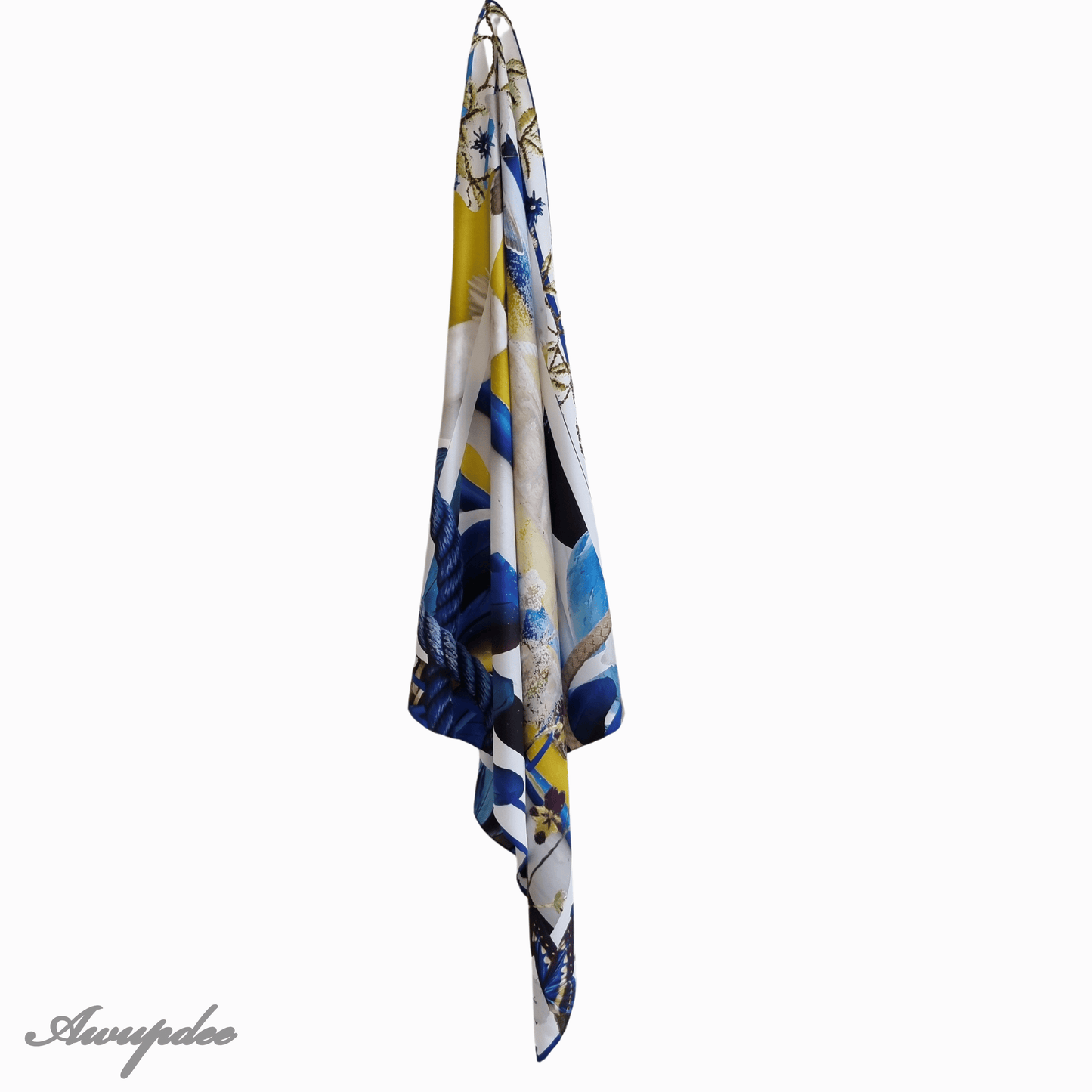 A5023 Awupdee Silk Twill Eclectic Scarf Collection- "St Tropez"