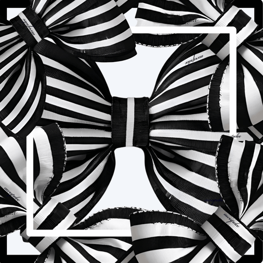 0612 Awupdee Silk Twill Scarf "Monochrome Elegance"