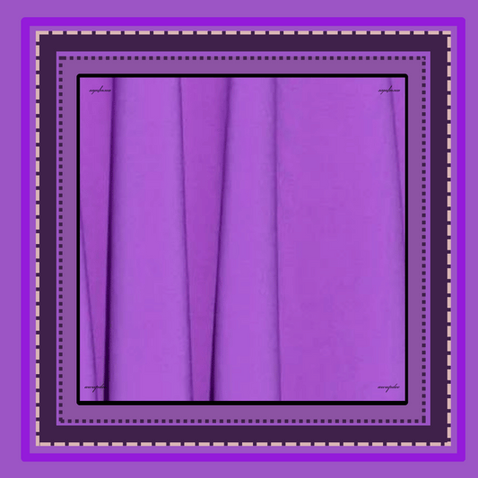 Eighty Eights Collection Silk Scarf - BIG PURPLE 88