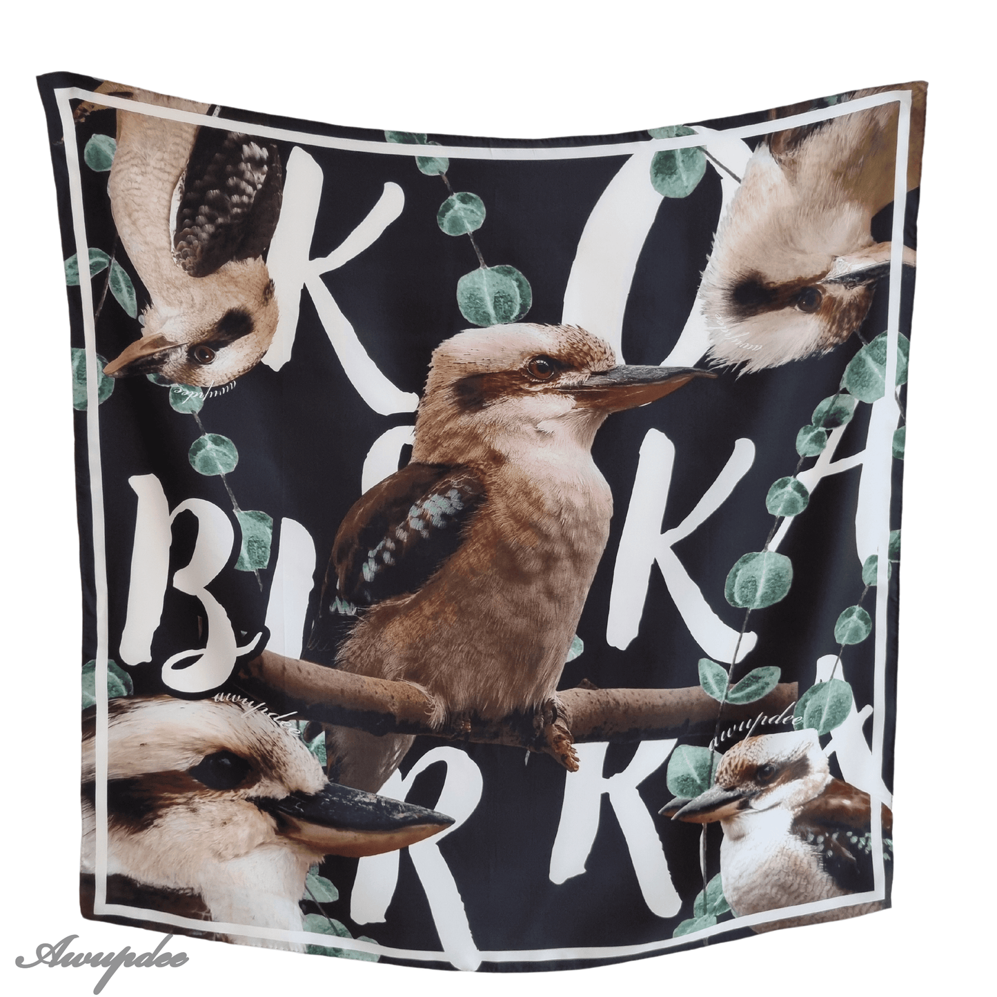 0249 Awupdee Silk Twill Eclectic Scarf Collection "Kookaburra Chorus"