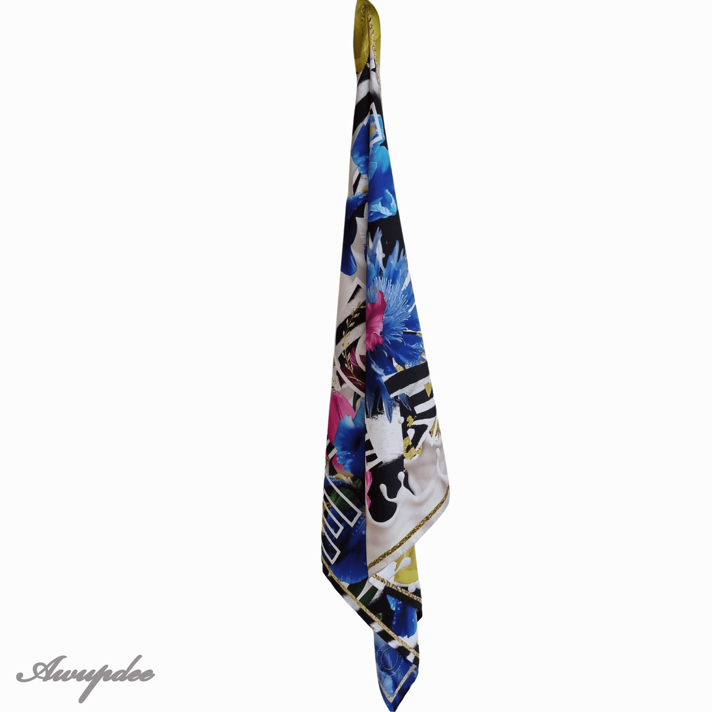 0250 Awupdee Silk Twill Eclectic Scarf Collection "Zebra Statement"