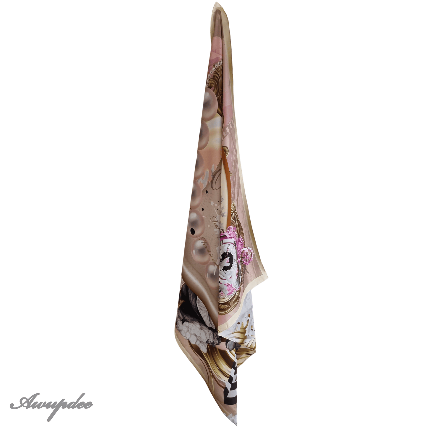 0258 Awupdee Silk Twill Eclectic Scarf Collection "Inner Resolve"