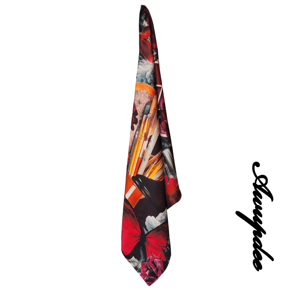 Awupdee Silk Scarf -  " Painters Dream" 5000s Numer 9