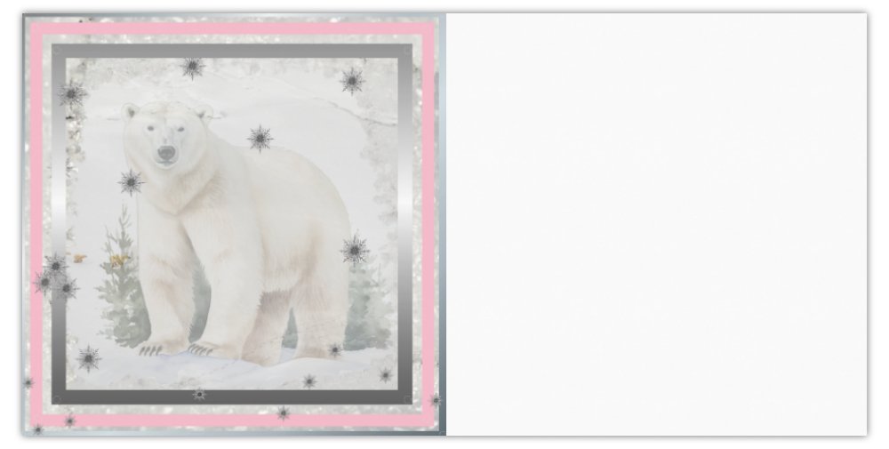 0243 Gift Card 14cm x 14cm - "Polar Element"