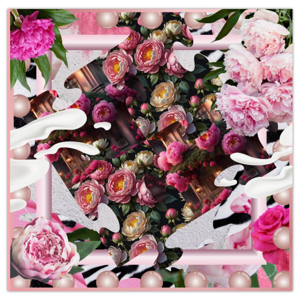 0247 Gift Card 14cm x 14cm Square - "Blooming Well"