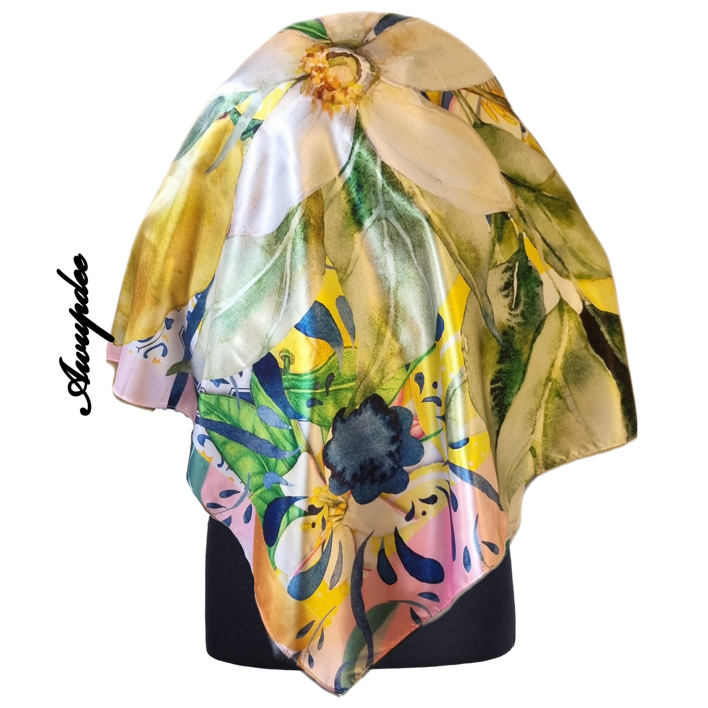 Awupdee Designer Satin Scarf Eclectic 002